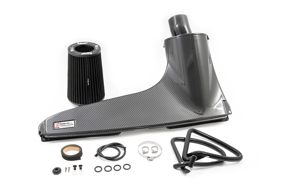 Forge Motorsport Carbon Fiber Induction Kit - EA888.3 - Pleated filter