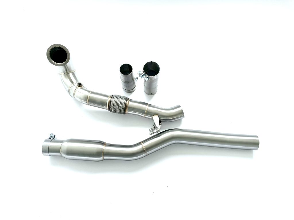 Downpipe-Golf-7R-2.0-TSI-3.5-INCH-200-cells-catted-PureFlow