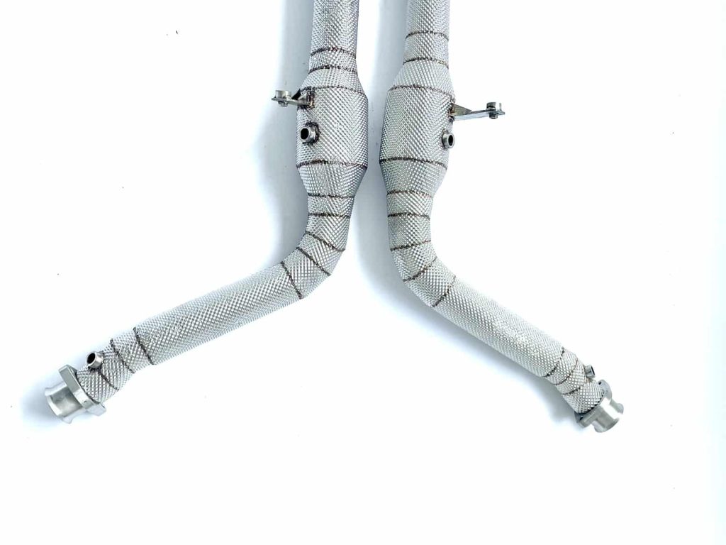 Downpipe-Mercedes-G63-AMG-W463-M157-200-Cells-Catted