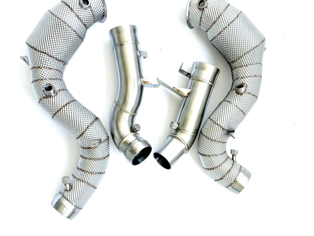 Downpipe-Mercedes-GLE63S-V167-4.0-V8-AMG-M177-200-cells-catted