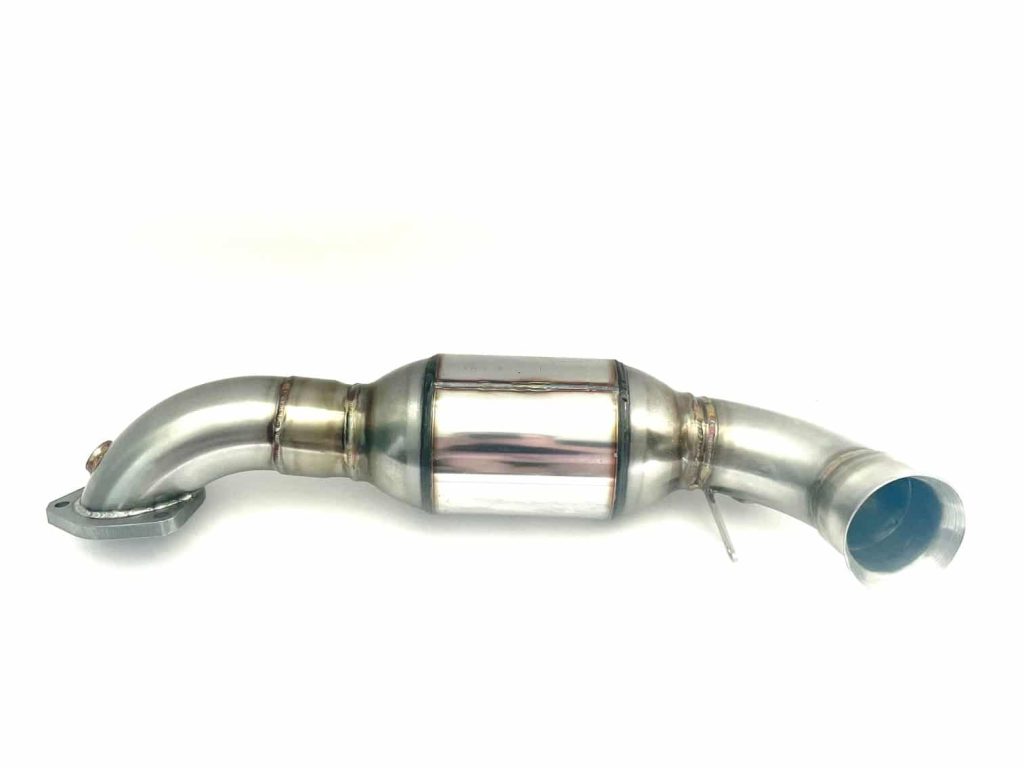 Downpipe-Mini-R55-R56-1.6-THP-met-200-cells-sportkatalysator