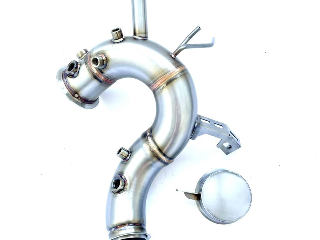 Roetfilter-vervangbuis-downpipe-Golf-8-GTD